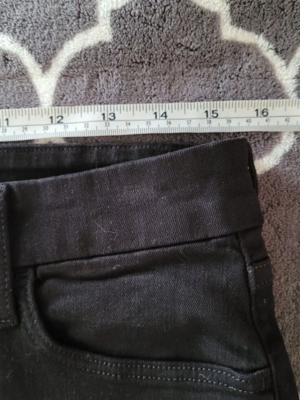 Frank & Eileen Sligo Jeans - Black Ankle Slim Cropped Jeans - Size 31 - Picture 8 of 13
